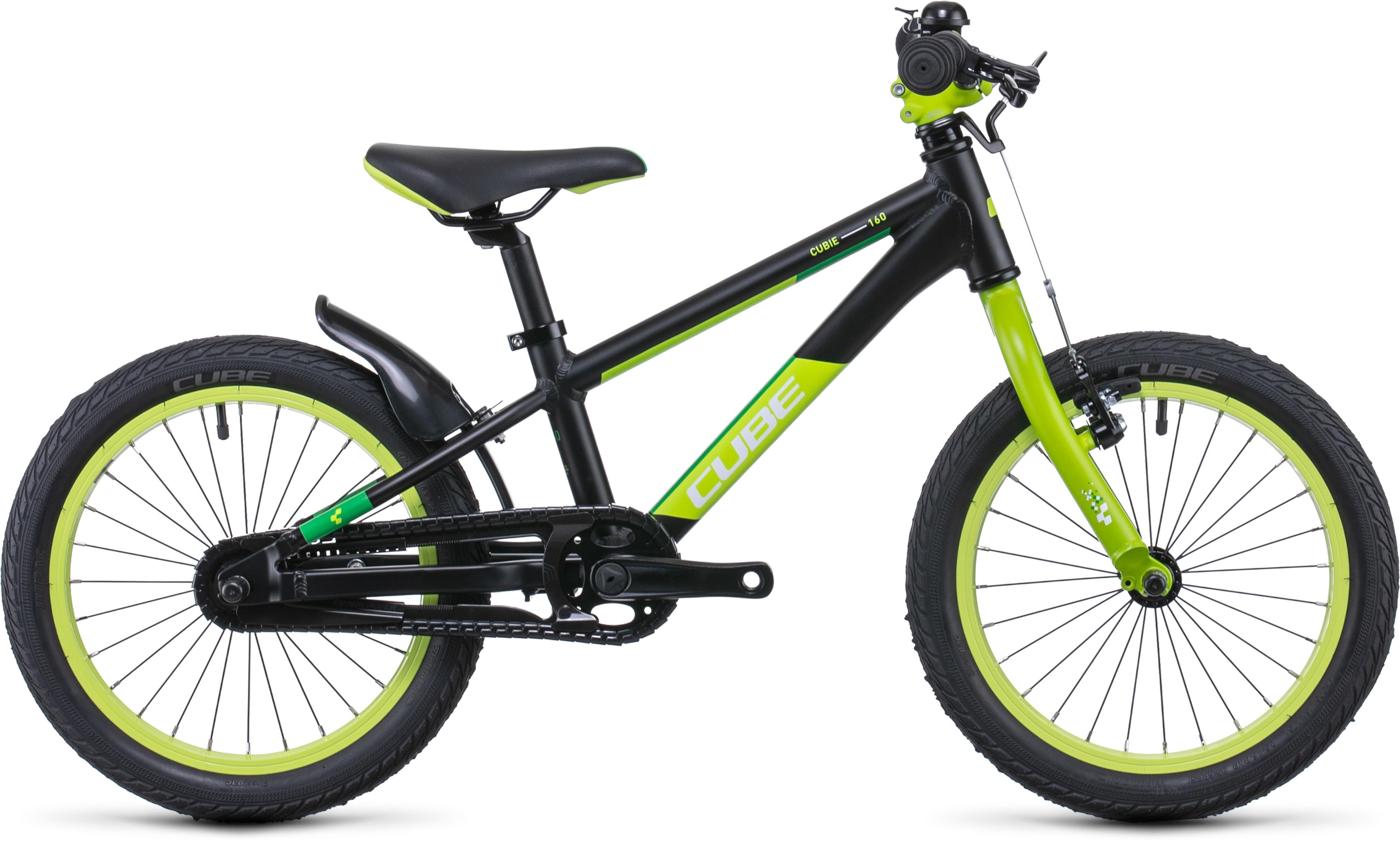 Vélo enfant Cube cubie 160 black´n´green