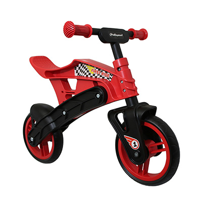 Draisienne Polisport velo draisienne 12" off road rouge-noir