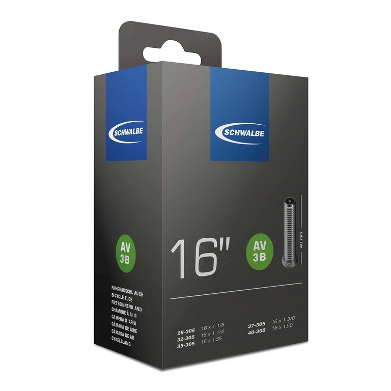 Schwalbe chambre à air schrader 3b light 16' 32/40-305 ib agv 40mm